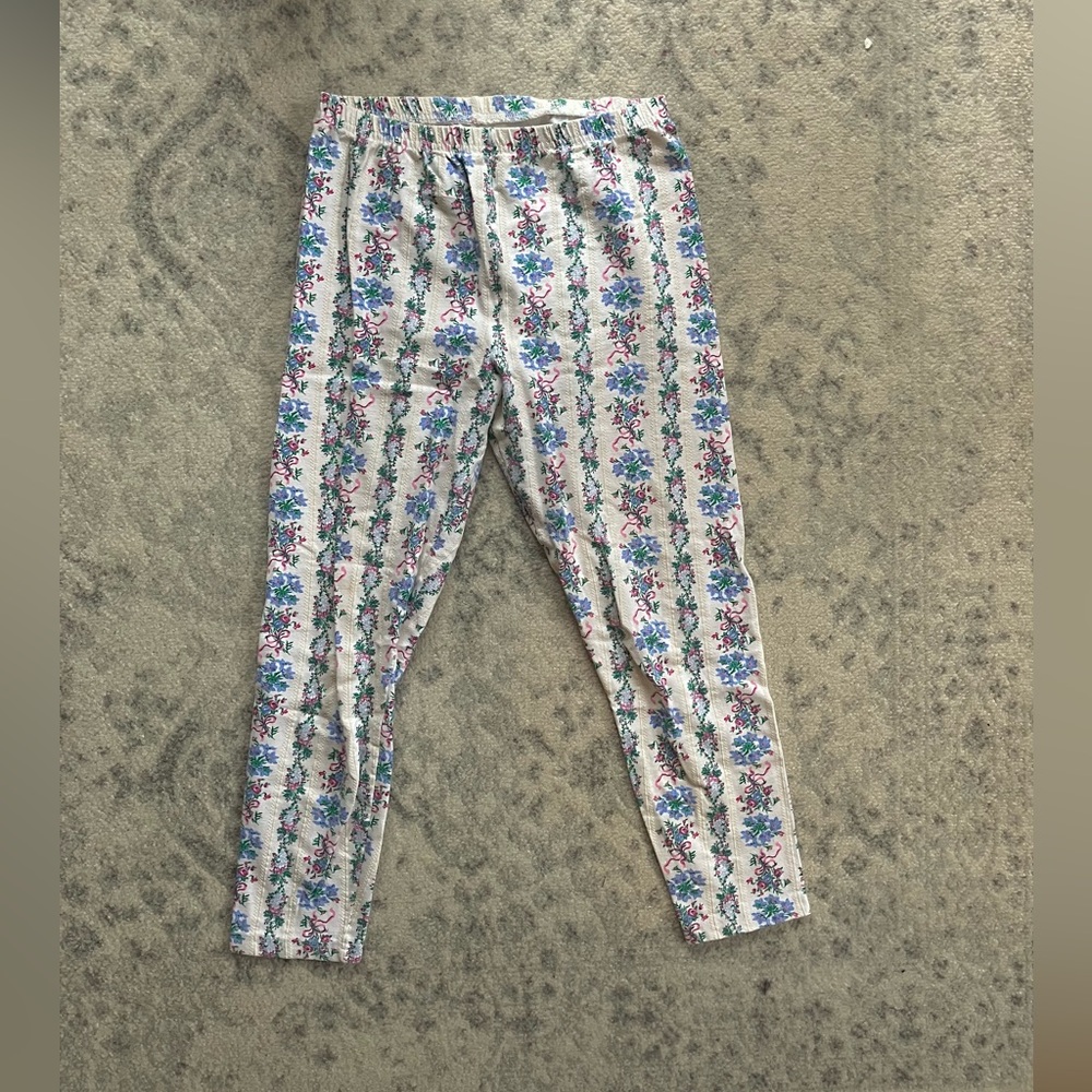1990s Floral Cottagecore Leggings